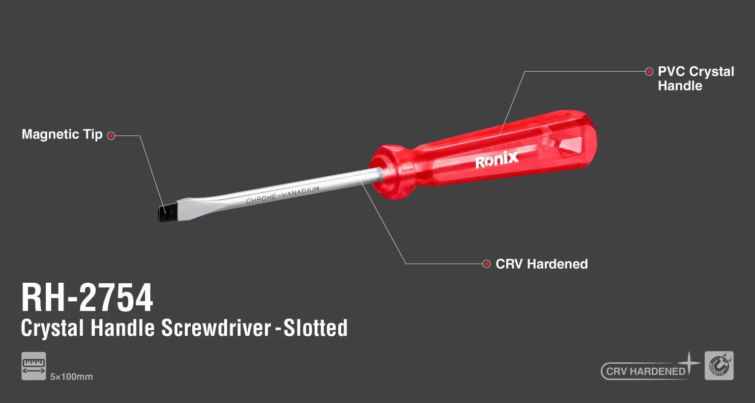 پیچ گوشتی تکی ساده 100*5 دوسو کریستالی 1 mapped 638053932212007894