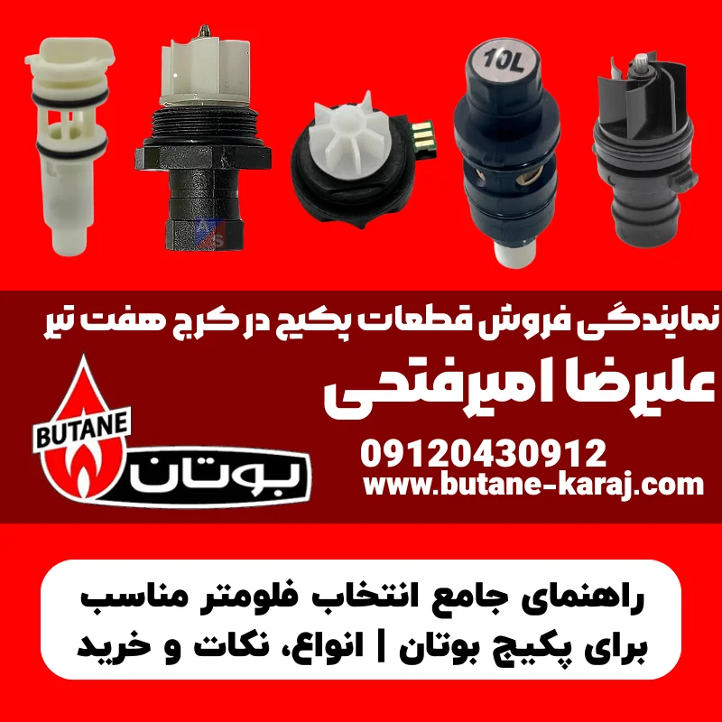 راهنمای جامع انتخاب فلومتر مناسب برای پکیج بوتان | انواع، نکات و خرید